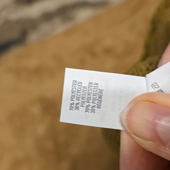 121. New Aerie Dream Sherpa Quarter Zip Sweatshirt Brown Size Small - Picture 7 of 7